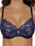 Бюстгальтер на косточках с пуш-ап (Размер: 85B) (Цвет: красный)