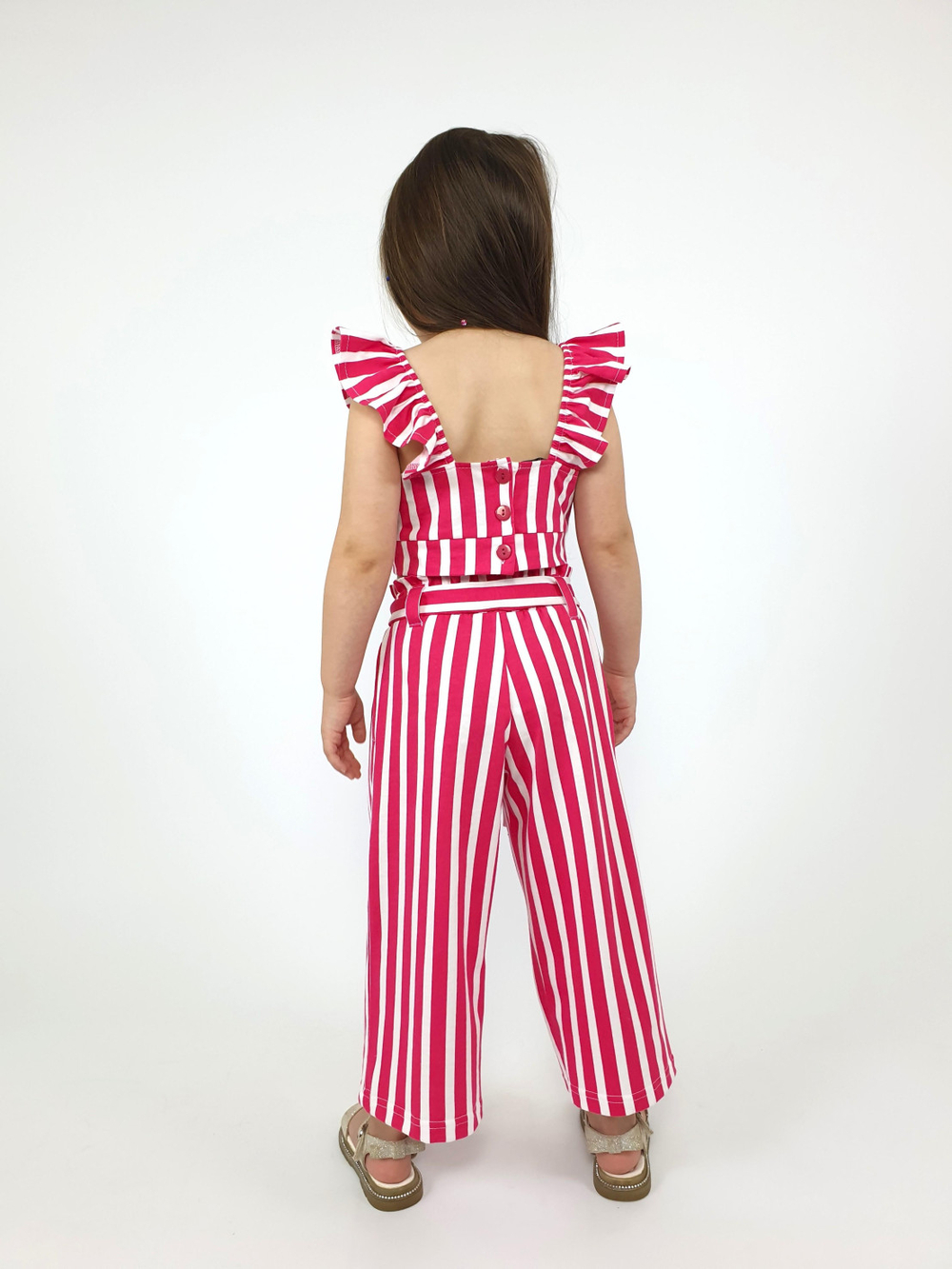 02-70-6 Комплект для девочки (топ и брюки)