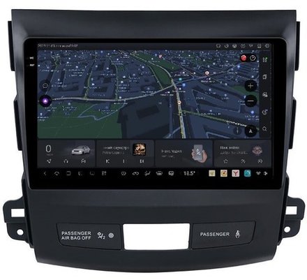 Магнитола для Mitsubishi Outlander XL, Peugeot 4007, Citroen C-Crosser - Carmedia OL-9636 QLed+2K, Android 13, UIS7870 (DUDU7), CarPlay, SIM-слот