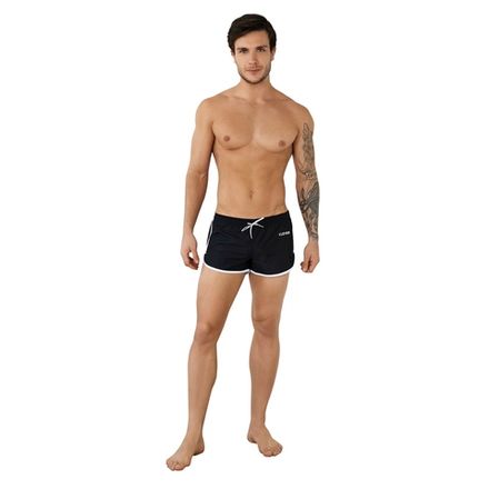 Мужские шорты черные Clever Moda SUMMER ATLETA SHORT 096411