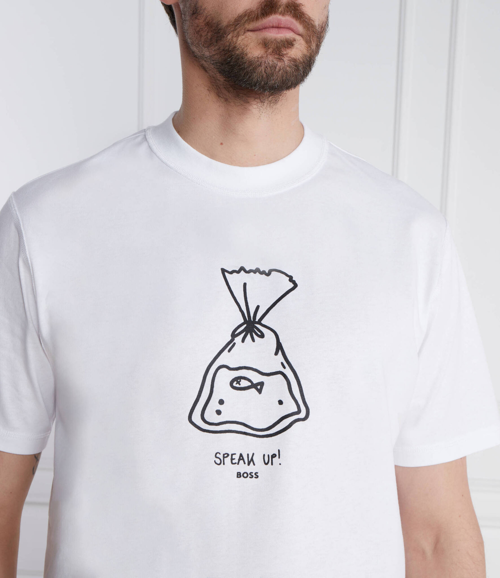 Футболка TeeMixDoodle BOSS ORANGE - белый(50510220)