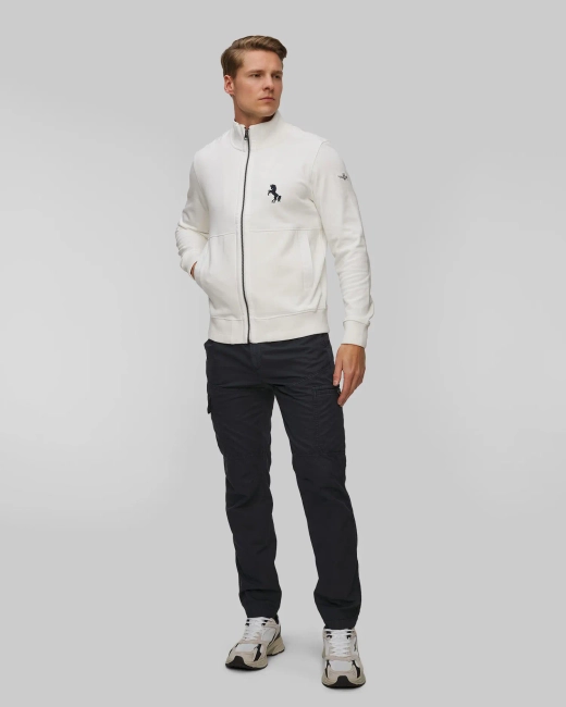 Брюки из хлопка и льна