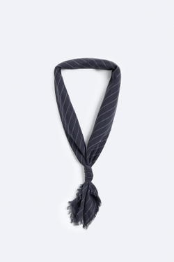 ZARA БАНДАНА В ПОЛОСКУ, МОРСКОЙ СИНИЙ