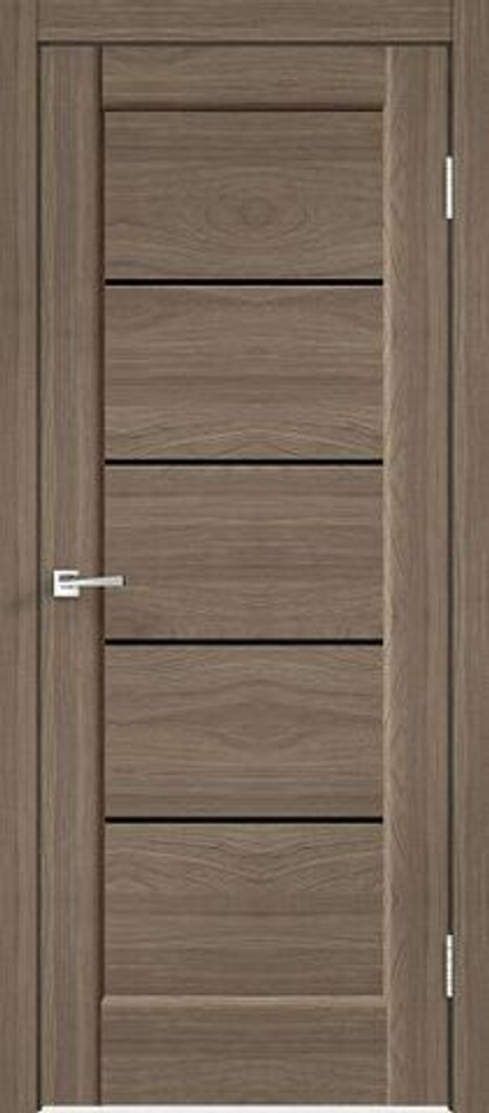 Межкомнатная дверь Premier 1 PO Лакобель черное (700x2000, Ильм европейский)