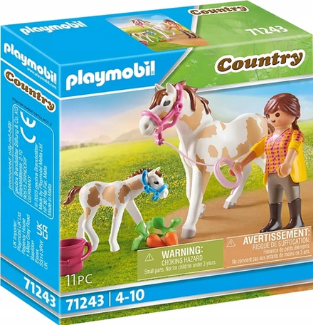 Конструктор Playmobil Country 71243 Кобыла с жеребенком