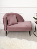 Кушетка Berger лиловый/венге