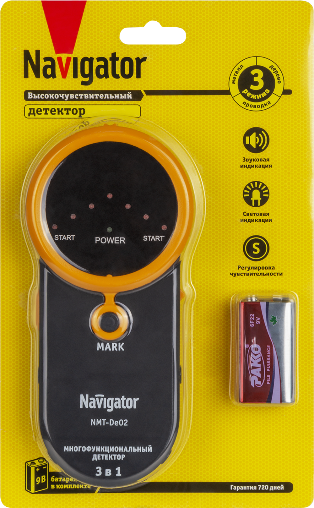 Детектор Navigator 93 621 NMT-De02