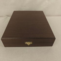 Ежедневник А5 "Герб России" (съемная обложка из натуральной кожи) в футляре