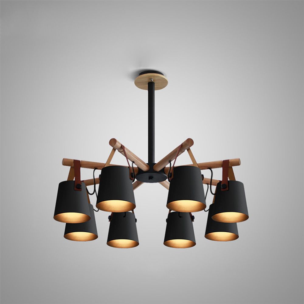 Люстра На Штанге Natura C8 Black By Imperiumloft