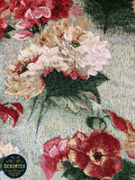 Набор чехлов на табурет из гобелена Акварельные пионы (33х33 см) - 4шт