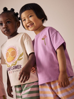 Пижама для девочки Next AC0-770, 3 шт., Розовый, Сиреневый