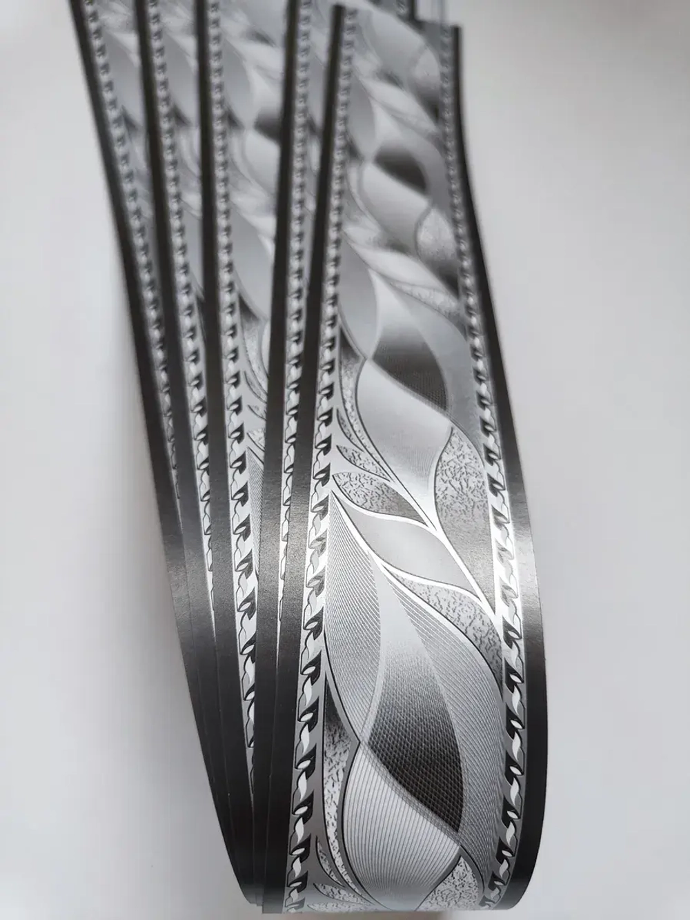 Бордюр для обоев бумажный 4 см окантовка лента черный