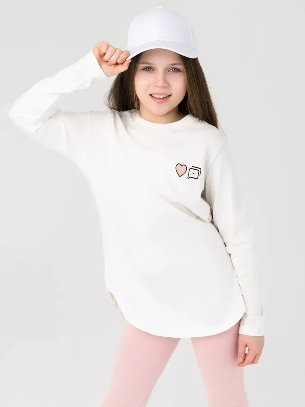 Костюм для девочки лонгслив и с леггинсы