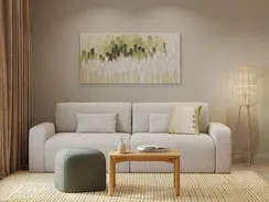 Столик кофейный saga, 50х70 см, ясень