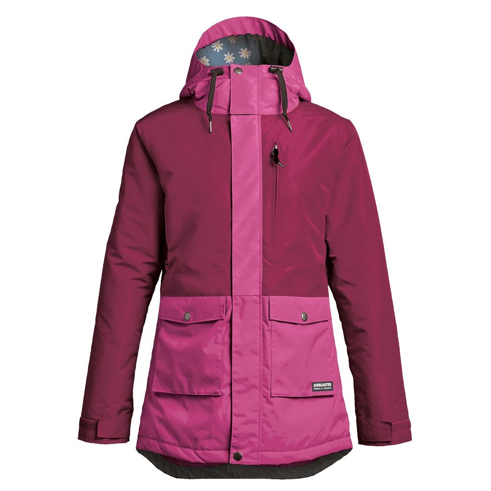 Куртка AIRBLASTER ж STAY WILD PARKA (FW23) (PLUM / MAGENTA)