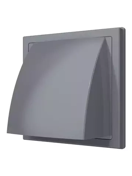 Стенной выход вытяжной с обратным клапаном 190*190 1919К15.16ФВ сер 190х190 с фланцем D150/160 ERA title=