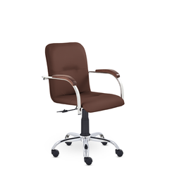 Кресло Самба GTP СН D8 (темный орех) Z10 (темно-коричневый)