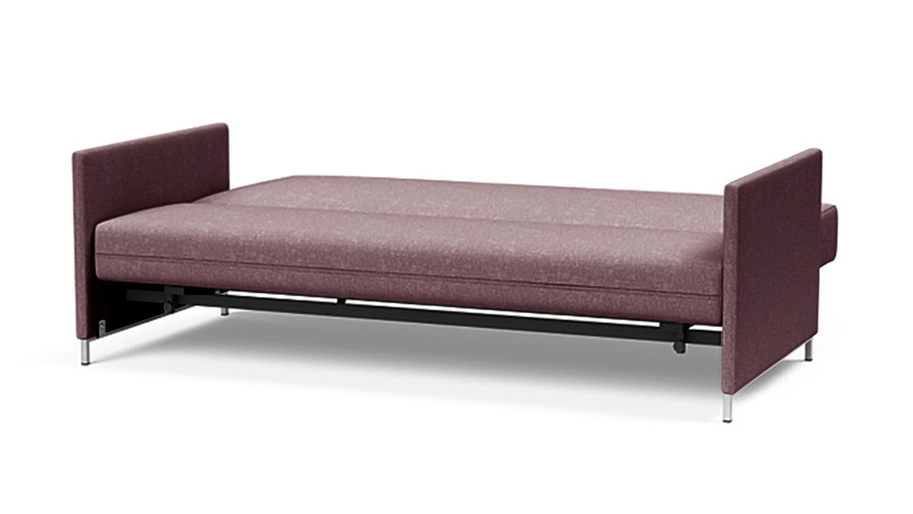 Диван Леонора Лайт Strong Plus 05 226*109*105 см, Бордовый Рогожка Еврокнижка Фиеста