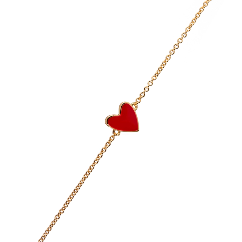 Браслет Красное Сердце