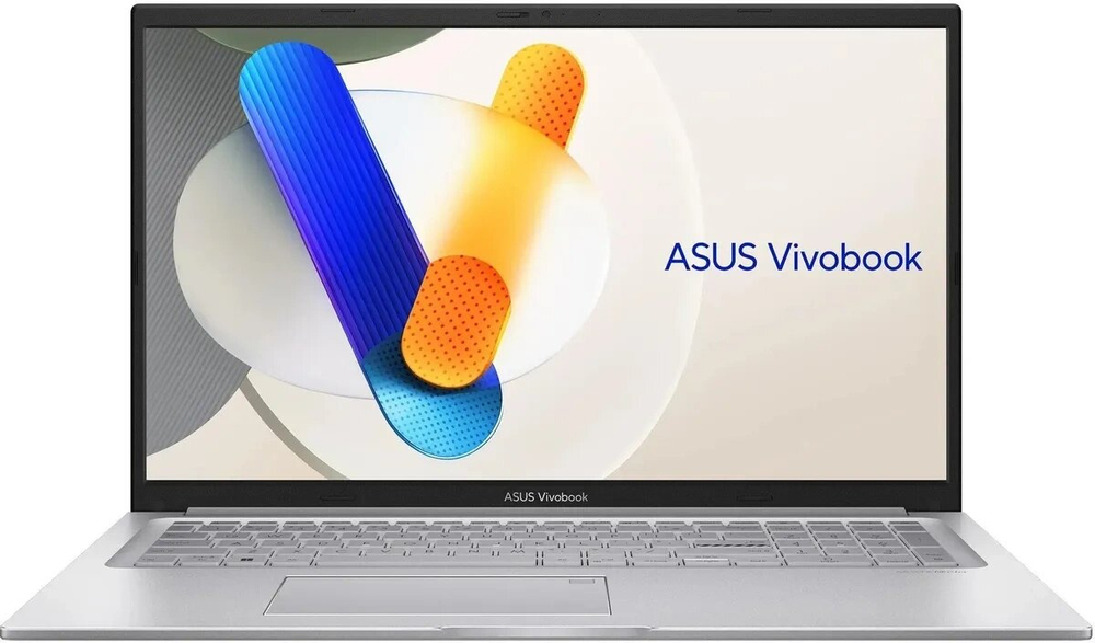 Ноутбук ASUS VivoBook 17 X1704VA-AU1107 Серебристый (17.3", Intel Core 7 150U, 16 Гб, 1 Тб SSD, Intel Graphics, noOS) 90NB13X1-M00MTO