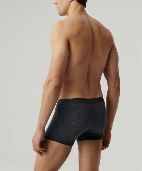 Трусы мужские боксеры (3шт) Atlantic 3MH-210, черный + светло-голубой + графитовый