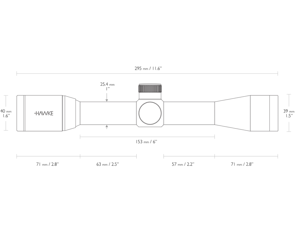 Оптический прицел Hawke Vantage 4x32 30/30 (14100)