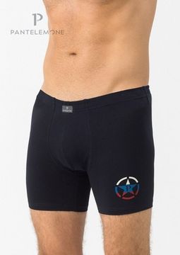 Трусы мужские боксеры удлинённые Pantelemone PMHL-1352 , темно-синий