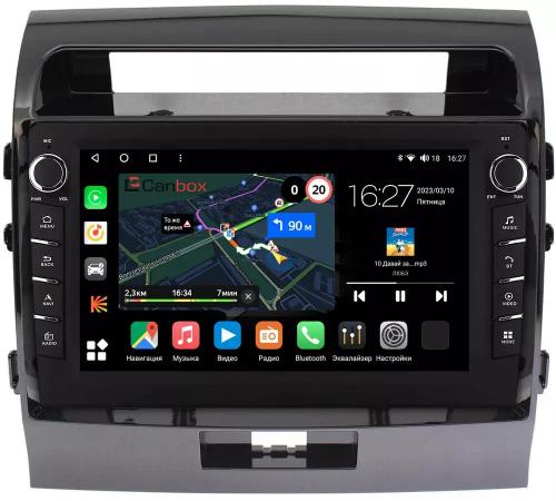 Магнитола для Toyota Land Cruiser 200 2007-2015 (экран климата внизу) - Canbox 1004 Android 10, Быстрая, CarPlay, 4G SIM-слот