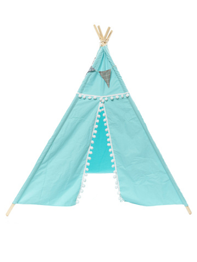 Детская палатка Вигвам Игрокат Команчи бирюзовый
