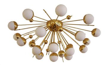 Large Sputnik Ceiling Mount Chandelier, Italy, 2015