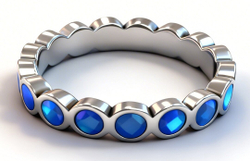 Ювелирное кольцо из серебра 925 пробы,вставка опал синтетический