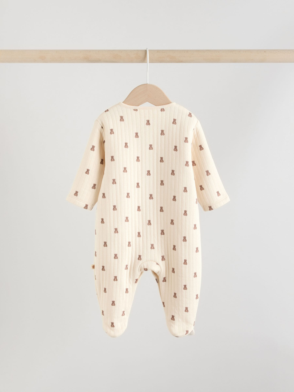 Комбинезон / Cлип для малышей Next F35-928, 2 шт., Коричневый, Молочный