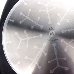 Сковорода гриль 35см AMT Gastroguss Frying Pans Titan Германия дно