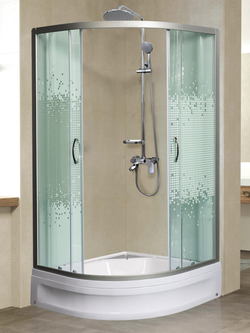 Душевое ограждение МОНОМАХ ДУ  70/180 МЗ  10000005874 700*700*1800, полукруг