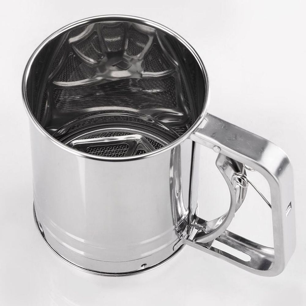 Сито 9,9 см кружка h12,9 см с механизмом нерж. мелкая сетка P.L. Proff Cuisine