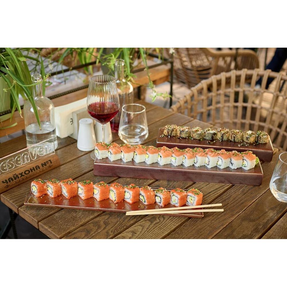 Блюдо прямоугольное 41*10,5 см h1,5 см   P.L. [6]