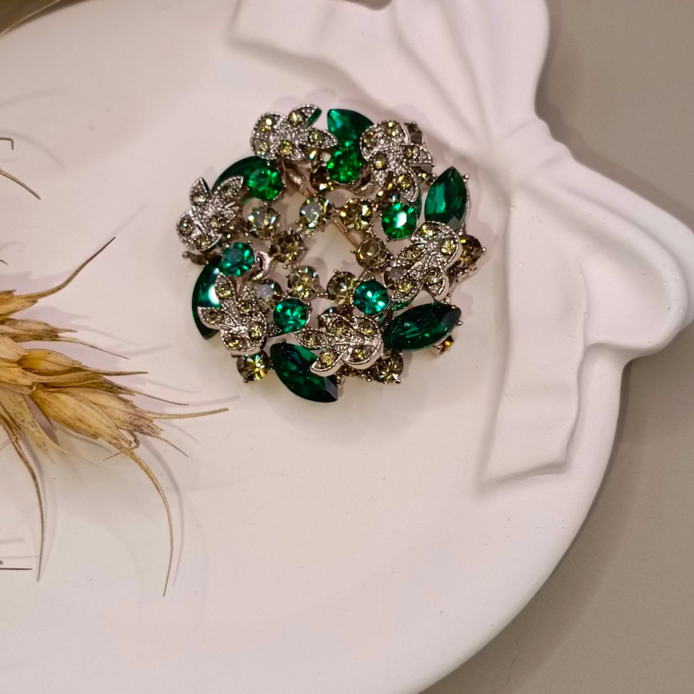 Подвеска "Венок и кристалы"