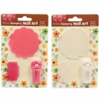 Набор для дизайна ногтей - стемпинг «VivA Manicur», пластина ажурная, микс 4 цвета, 17*11см