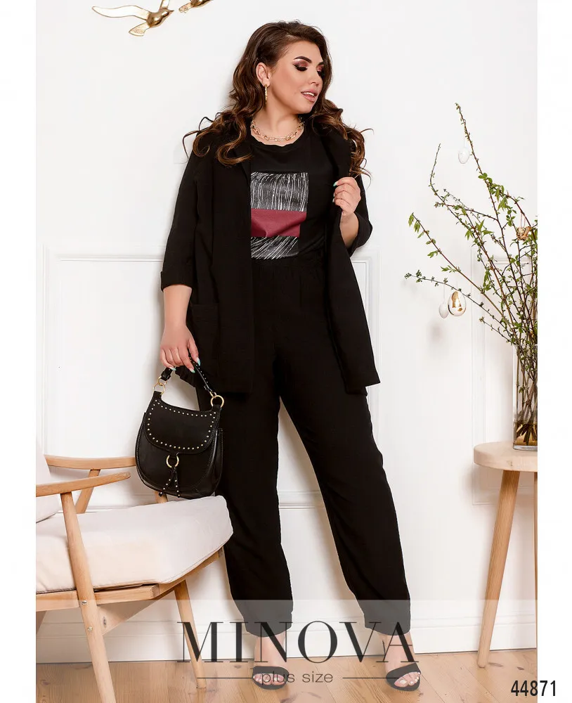 Костюм 1083Б-чёрный Minova