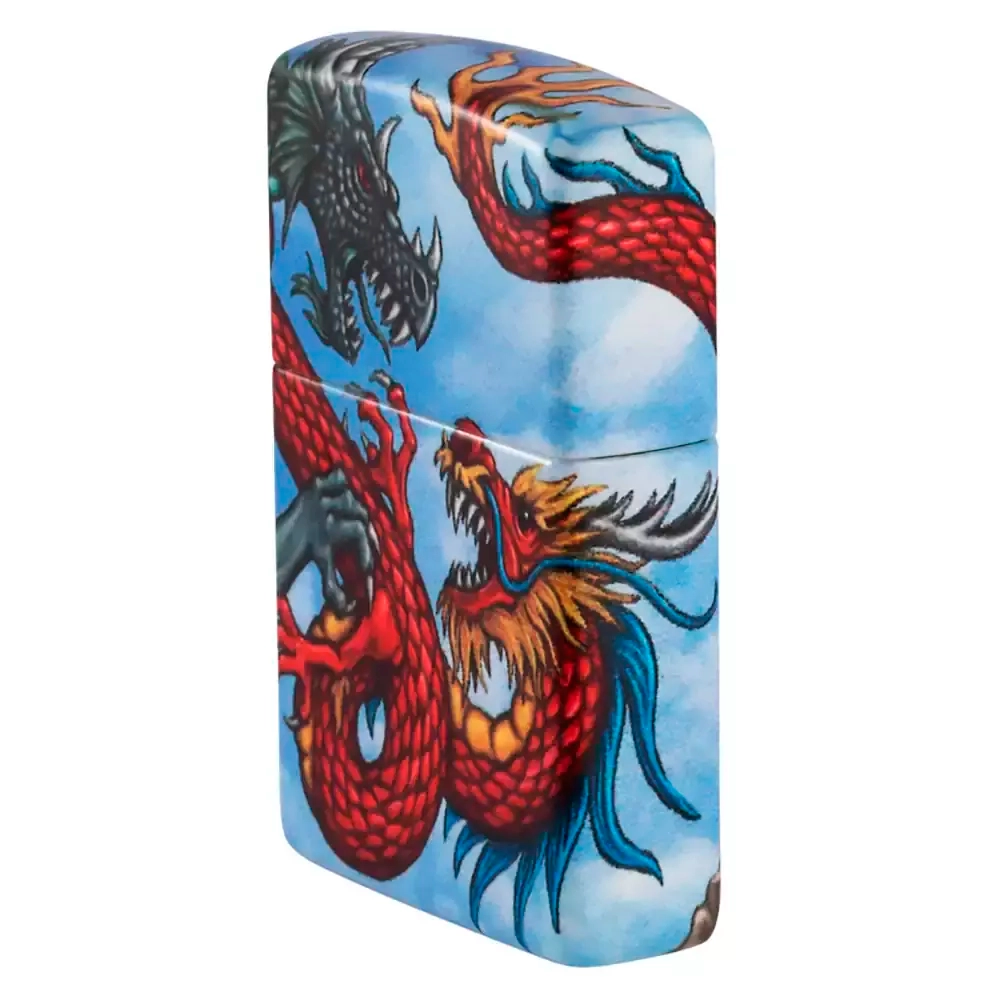 Зажигалка Zippo 49354 Dragon Design, White Matte