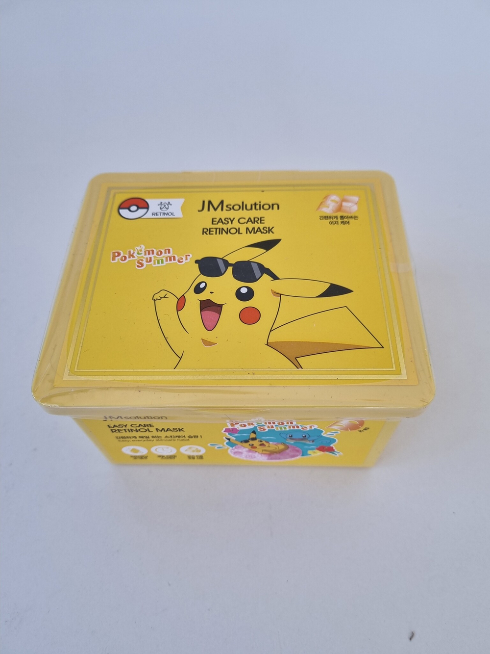 Набор обновляющих масок с ретинолом JMsolution Easy Care Retinol Mask Pokemon Summer 30 шт
