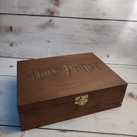 Музыкальная АУДИОшкатулка с мелодиями, ГАРРИ ПОТТЕР средний 25х19х7,5см