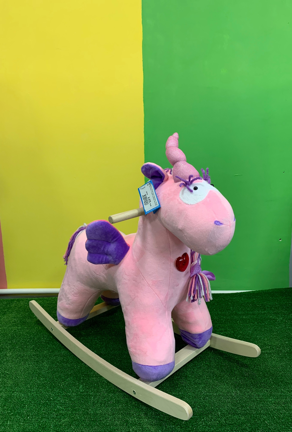 Качалка мягкая Тутси "Единорог "Эльза" (розовый, 10 фраз, музыка), 689-2020