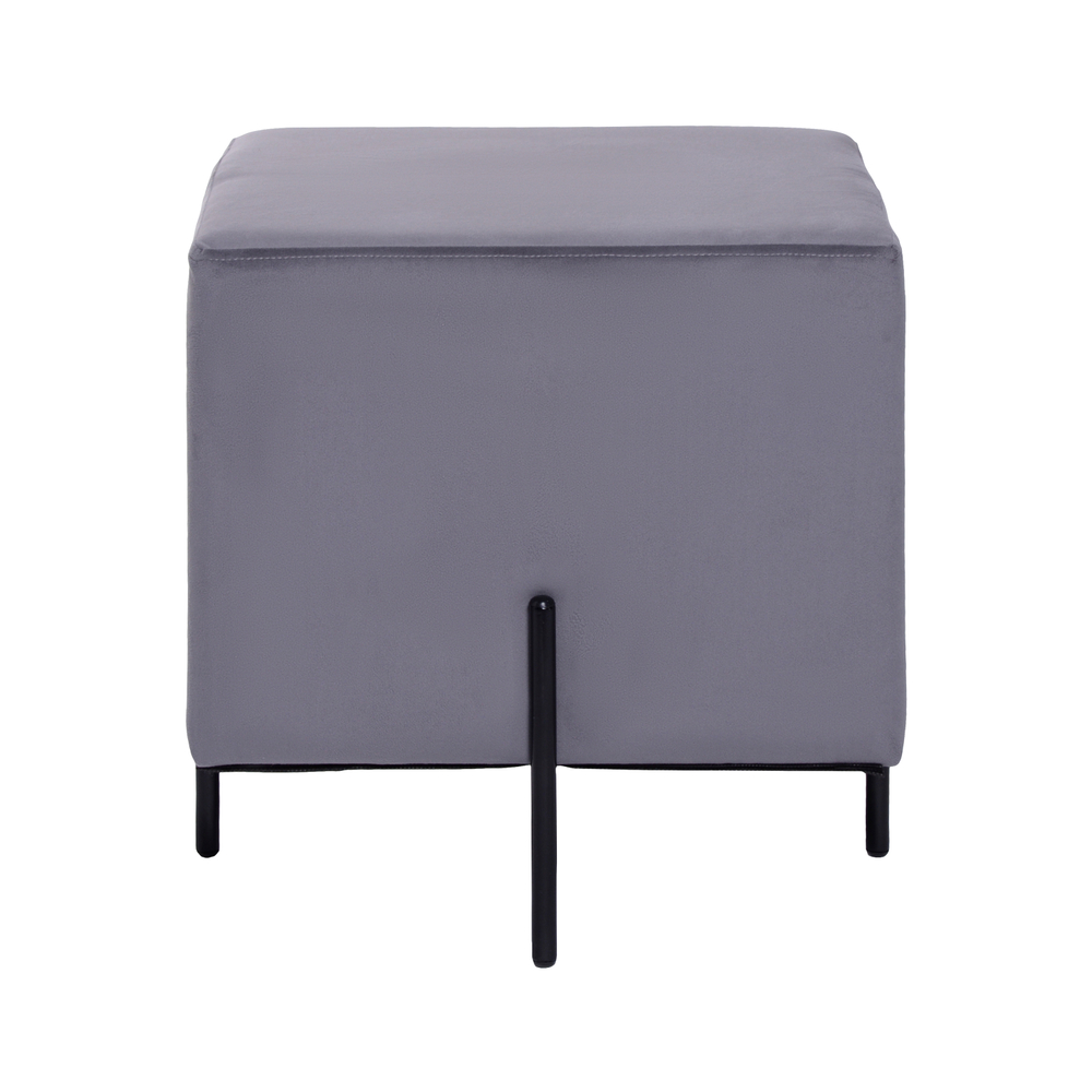 Пуф Gloria квадратный Серый