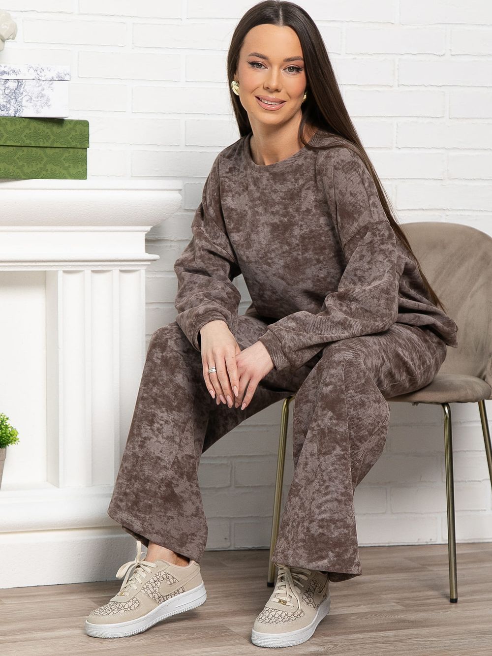 Костюм Августа ХИТ (кофе с молоком) К15146-5М LT Collection