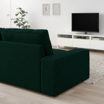 Диван 3-местный - IKEA KIVIK/КИВИК ИКЕА, темно-зеленый