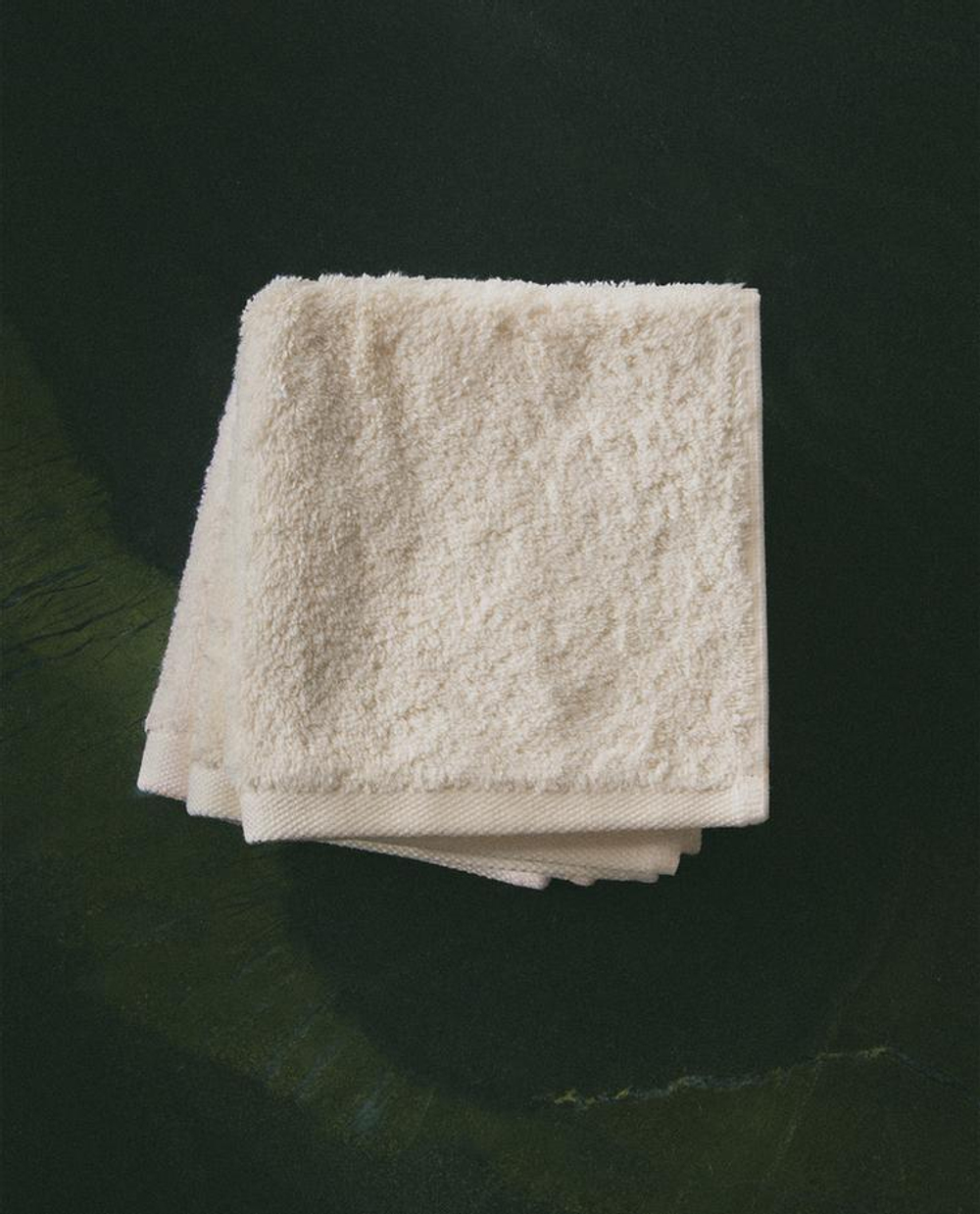 ZARA HOME ПОЛОТЕНЦЕ ИЗ ХЛОПКА ВЫСШЕГО КАЧЕСТВА (НАБОР ИЗ 3 ШТ), ЦЕТ СЛОНОВОЙ КОСТИ