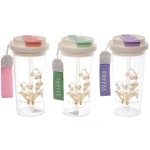 Бутылка питьевая пластиковая 500мл «Ландыши», микс цветов