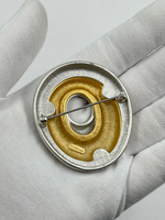 Брошь биколор Monet