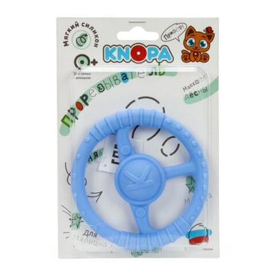 Массажер силиконовый "Руль" сиреневый (КНОПА)